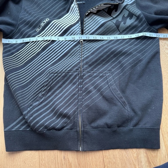 Y2K BILLABONG BLACK ZIP UP HOODIE - XL BOYS - Picture 15 of 15